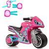 M MOLTO Molto | Moto Corridoio Cross Rosa + Protezioni rosa | Moto Corre Corridoi per tutti i tipi di terreni, giocattoli sicuri e resistenti, promuove lo sviluppo sano di bambini e ragazze | + 18 mesi