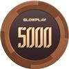 SLOWPLAY Fiches poker in argilla SLOWPLAY Godel, 14 g/40 mm, 50 pz | Composito d'argilla pesante; doppia iniezione, nucleo in ferro; tocco opaco; design minimalista; impila e mescola bene