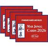 Generic Set di carte da gioco American Mah Jong 2026 Revision grande stampa per appassionati e donne regalo pensionato