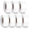 Svaldo Etichette Adesive Rotolo, 7 Rotol 2,5cm di Diametro Etichette Adesive Rotonde, Rimovibile, per Taglia Vestiti, Spezie, Barattoli, Chiudipacco (Vuoto)