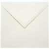 Netuno 25 buste lettere colorate quadrate ecru 17 x 17 cm 120g Malmero Craie buste eleganti crema per compleanno matrimonio battesimo Natale buste inviti partecipazioni biglietti auguri