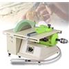 Generic Macchina da taglio per gioielli, mini sega da tavolo ad alta potenza da 1380 W con porta di rimozione del chip, regolazione della velocità 500-7000 R/MIN, strumento di lucidatura fai da te