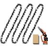 CHAMSUREUK Catena per sega a palo Oregon 91PJ033X 1 cm LP .127 cm, 33 maglie | Catena per motosega a basso contraccolpo compatibile con Parkside PAHE 20-Li A1 B2 D4 e altri
