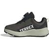 adidas Unisex - Bambini e Ragazzi Terrex Agravic Boa Trail Running Kids Shoes, Shadow Olive/Semi Frozen Lemon/Core Black, 28 EU