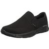 Skechers Equalizer Double-play, Scarpe Sportive Uomo, Black Engineered Mesh Trim, 42 EU