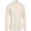 BARBA Napoli - Camicia a righe - Grigio chiaro