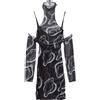 JULFER - Vestito corto - Antracite