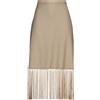 BURBERRY - Gonna midi - Khaki