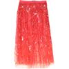 ELISABETTA FRANCHI - Gonna midi - Rosso