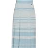 ELISABETTA FRANCHI - Gonna midi - Celeste