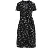 KARL LAGERFELD - Vestito a portafoglio - Nero