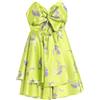 SIMONA CORSELLINI - Vestito corto - Verde lime