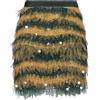 ELISABETTA FRANCHI - Minigonna - Verde scuro