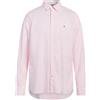 TOMMY HILFIGER - Camicia slim fit - Rosa chiaro