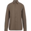 BURBERRY - Camicia regular fit - Verde militare