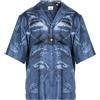BURBERRY - Camicia fantasia - Blu navy