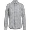 FEDELI - Camicia a quadri - Grigio chiaro