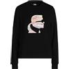 KARL LAGERFELD - Felpa - Nero