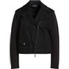 EMPORIO ARMANI - Giacca biker - Nero