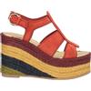FERRAGAMO - Espadrillas - Mattone