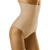 Wolbar Slip Femminile Correttivo Vita Alta Diamond 3509, Beige,M