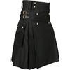 All Kilts Sports Kilt da uomo Active Wedding Utility, Nero, 36