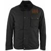 Barbour International giacca cerata nera Workers Wax Jacket