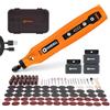 HARDELL Utensili multifunzione a batteria (129 pezzi con case) arancione
