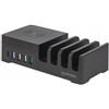 Manhattan 102230 Stazione di ricarica Qi Quick 3A USB-C 55W 102230