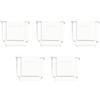 ZEPFJHE 5 tappi antipolvere per slitta calda per fotocamera ZV1M2 ZV1F / E10 A6000 A7M4 / A7M3 accessori per fotografia a prova di hot shoe Caps