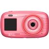EpheyFIF Fotocamera digitale a doppio schermo con risoluzione 2,5 K con zoom 16x, immagini da 48 MP, supporto di archiviazione da 256 GB e condivisione WiFi in tempo reale (rosa)