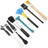 Luxshiny Spazzole Morbide per Rimuovere Polvere da Ventole e Fessure Setole in Pa e Pp Set 10 Pezzi per Pulizia Tastiera e Computer per Elettronica e Ufficio