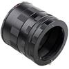 Generico KIT TUBO MACRO PROLUNGA SET EXTENSION TUBE tubi estensione fotocamera per PENTAX KF K-1 K-5 K-3 MARK III II I KP K-70 K-1 K-S2 K-S1 Q-S1 K-50 K-500 MX-1 X-5 K-30 K-01 K20D K100D K10D K100D K110D