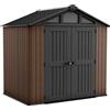Keter Stronghold 8X6 - Casetta da giardino - Con porta a doppia anta - 249x178x241 cm