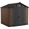 Keter Stronghold 8X8 - Casetta da giardino - Con porta a doppia anta - 252x231x241 cm