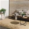 benuta Basic Tappeto da esterno Iowa - Beige 200x300 cm - Boho Juta-Look - Impermeabile UV balcone, terrazza, giardino, cucina, soggiorno - Robusto