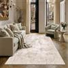 PureCozy Tappeto Salotto Beige Moderno Astratto Tappeti 160x230 cm Antiscivolo Lavabile, Antiscivolo Astratto Naturale Grande Carpet Cameretta Scendiletto Camera da Letto Ufficio Pelo Corto