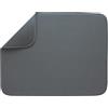 S&T INC. Tappetino scolapiatti XL, in microfibra, altamente assorbente, tappetino scolapiatti per piatti, utensili, pentole e padelle, extra large, 45,7 x 61 cm, rete carbone