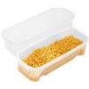 Frfik Cuoci Pasta da Microonde 2 Pezzi - Contenitore Alimentare da 29cm per Spaghetti | Cuocispaghetti con Scolapasta e Coperchio, Ermetico e Impilabile per Pasta, Uova, Frutta e Verdura