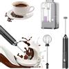 Wenbones Schiuma Latte Elettrico, Frullatore 3-in-1 con 3 Velocità, Ricaricabile USB-C, Acciaio Inox, per Caffè Latte Cappuccino Matcha, Portatile