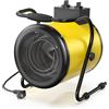 DAHTEC Stufetta Elettrica Industriale 3000W - Termoventilatore Basso Consumo - Maniglia Portatile, Termostato e Protezione da Surriscaldamento
