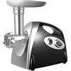 BJTDLLX Tritacarne elettrico, 2800 W, tritacarne nero, tritacarne con ripieno salsiccia, robot da cucina, tritacarne in acciaio inox 3 in 1 con 3 piastre per uso domestico