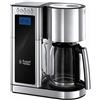 Russell Hobbs Macchina Caffè Americano - Timer Digitale, Con Filtro per Estrazione e Aroma Ottimali - Max 10 tazze; Caraffa in Vetro da 1.25 L; Piastra riscaldante; 1600 W, Elegance 23370-56