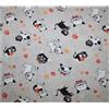 Russo Tessuti Tessuto Cotone Doppio Fantasia Gatto Gatti Fondo Beige 270x280 cm