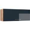 Vicco Pensile da cucina Fame-Line, Blu scuro lucido/Rovere dorato, 100 cm, per la combinazione con altri moduli della serie Fame-Line