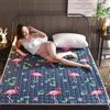 hxoity Materasso Futon Ultra Sottile Poliestere Pieghevole Tatami Tappeto Pavimento Pelle Amica Spazzolato Tutte Stagioni Portatile Dormitorio Studenti Cartoon Morbido Antiscivolo Poltrona Letto Traspirante