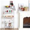 loyliawa Scaffale portaoggetti per verdure, carrello da cucina, cestino impilabile in rete metallica con ruote a 360 gradi, carrello portaoggetti per frutta e verdura, per cucina, bagno, lavanderia