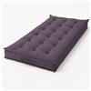 chilly pilley® Futon - Materasso francese trapuntato in velluto, tante misure e tanti colori 130x60x10, viola