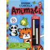 Ape Junior Animali. Disegna e cancella. Ediz. illustrata. Con 2 pennarelli e cancellini