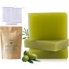 Henjunu Sapone di Aleppo originale all'alloro 3 x 90g-Olio d'oliva e olio di alloro